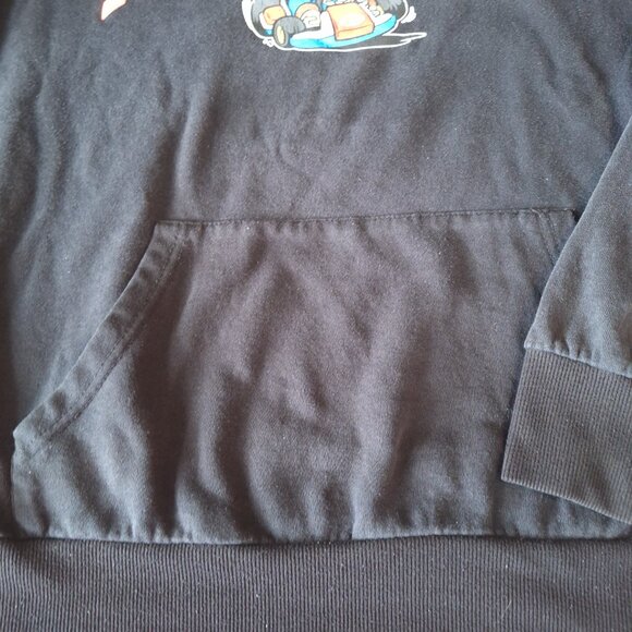 Super Nintendo Super Mario‎ Kart Hooded Mens Size Medium Sweatshirt Pullover - Picture 5 of 10
